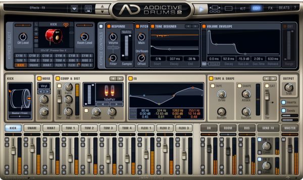 XLN Audio Addictive Drums 2 win-mac